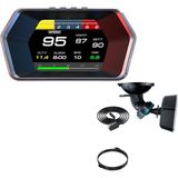 Ayrex Obd + Obd 2 + Gps Çift Modlu Araç Hud LCD Ekranlı Akıllı Gösterge ve Arıza Tespit Cihaz - Genel - 2 Adet
