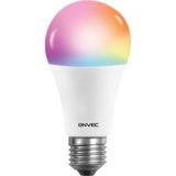 Ayrex Onvec 2gen Tuya Wifi+Bluetooth Destekli 9 W Rgb Çok Renkli Akıllı LED Ampul, 2.4 Ghz, Onvec - 0,5 W - Altın