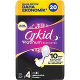 Ayrex Orkid Platinum Hijyenik Ped Gece Ekstra (Boy 4) 20 Adet Ped - Genel