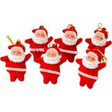 Ayrex Parti Dolabı 6 Adet Küçük Noel Baba Yılbaşı Çam Ağacı Süsü - Genel