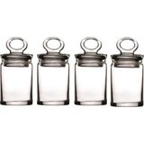 Ayrex Paşabahçe Vakum Kapaklı Mini Cam Kavanoz Seti, 4'lü, 240 cc - Çok Renkli - 1 - 0 - 249 ml