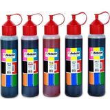 Ayrex Perfection Epson Uyumlu 664 L130, L1300, L200, L210 Tanklı Yazıcı Mürekkep Seti 5X500 gr - Çok Renkli