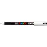 Ayrex Posca Pc-1mr Uni Beyaz Boya Marker Kalemler Ultra Ince 0,7 mm Kalibre Uç Ucu Her Yüzeye Yaz - Çok Renkli - Genel