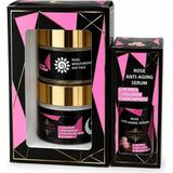Ayrex Rose Skincare Set, Gündüz ve Gece Yüz Kremi, Retinol Anti-Aging Serum, Kolajen, Niacinamide - Genel