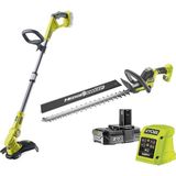 Ayrex Ryobı 18 V One+ Akülü Motorlu Tırpan ve Akülü Çalı Budama Makası Kombo Kit RY18LT18HTA - Genel