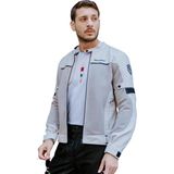 Ayrex Scudo Milano Gri Yazlık Fileli Erkek Motosiklet Ceketi M - Çok Renkli