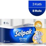Ayrex Selpak Extra Kağıt Havlu Yağ Emici 8'li - Çok Renkli