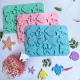 Ayrex Siliko World Çikolata Epoksi Sabun Mum Jelbon Şeker Hamuru Silikon Kalıp - 1 - 26 x 26 x 7 cm