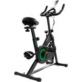 Ayrex Spin Kondisyon Bisikleti – 4 kg Volanlı, Ayarlanabilir Dirençli Egzersiz Bisikleti Yeşil
