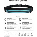 Ayrex Su Geçirmez Sporcu Bel Çantası, Telefon Taşıma Kemeri, Koşu, Fitness ve Günlük Kullan�