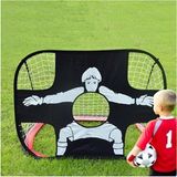Ayrex Taşınabilir Futbol Kale Seti, Çantalı, Antrenman Malzemesi, Siyah - Çok Renkli