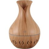 Ayrex Teknostore Yk Design Ultrasonic Humidifier LED Işıklı 150ML Hava Nemlendirici Ahşap - Çok Renkli - 1 Adet