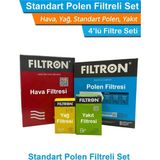 Ayrex Toyota Corolla ile Uyumlu 1.4 D4D Mann Filtron Filtre Bakım Set 2010-2018 Hava+Yağ+Yakıt+St - Çok Renkli