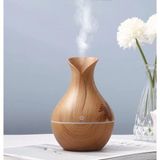 Ayrex Ultrasonik Hava Nemlendirici Buhar Makinesi 200 ml 7 Renk LED Işıklı Vazo Model Aroma Difü - Çok Renkli - 1 Adet