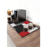 Ayrex Valerine Life Barista Matı Sıvı Geçirmez Büyük Boy Xxl Kahve Barı Espresso Kahve Makine - Çok Renkli