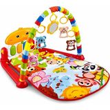 Ayrex Vardem Bebek Oyun Halısı, Piyanolu ve Ördek Figürlü Aktivite Halısı, Oyuncak Askılı B - Genel - Çok Renkli - 0,60 x 19 x 29 cm