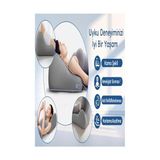 Ayrex Vıscora Viscoform Curve Ortopedik Bel & Bacak Destek Yastığı – Visco,-Yıkanabilir Kılı