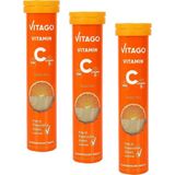 Ayrex Vitamin C 1000 Mg + Vitamin D + Çinko 20'li Efervesan Tablet (1) (3 Paketi) - Standart