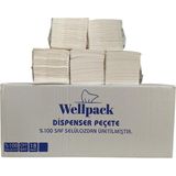 Ayrex Wellpack Dispenser Masa Üstü Peçetelik IÇIN,%100 Saf Selüloz, 18 Paket, Çift Katlı - Çok Renkli