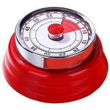Ayrex Wf Kırmızı Mekanik Klasik Zilli Mutfak Zamanlayıcı Timer THR301 - Çok Renkli