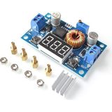 Ayrex XL4015 Voltmetreli 5A Voltaj Düşürücü Ayarlanabilir Güç Kaynağı - Çok Renkli
