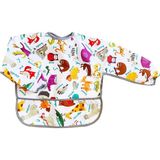 Ayrex Yorni, Deluxe Uzun Kollu Bebek Mama Önlüğü - Çok Renkli