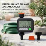 Ayrex Zaman Ayarlı Musluk Aparatı 3 Programlı Dijital Bahçe Sulama Başlığı - Genel