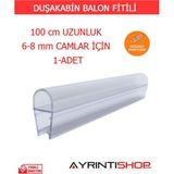 AYRINTISHOP Ayrıntishop Duşakabin Cam Kapı Balon Fitilleri 8 mm - 100cm