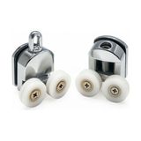 AYRINTISHOP Ayrıntishop Duşakabin Kanallı Rulman Oynar Çiftli Teker 1 Alt 1 Ust - 22mm