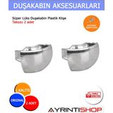 AYRINTISHOP DUŞAKABİN KÖŞE PLASTİK TAKOZU LÜX SERİ 2 ADET
