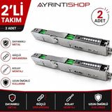 AYRINTISHOP Pvc Sürme Kapı Pencere Sürgülü Cam Balkon Eşilki Alt Teker 2 Adet