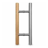 Ayrıntıshop Sauna Hamam Kapı Kulpu Ahşap Metal Dayanıklı Buhar Odası Kapı Kolu