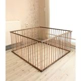 AyrStore 1 M2 Köpek Çiti Ahşap Köpek Alanı (Çit Arası 5cm) - Çok Renkli
