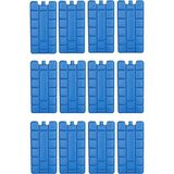 AyrStore 12 Adet Akü Extra Soğutma Özelikli Jel Sıvılı 400ML Kaset Termos Buz Aküsü 60 Saat Koruma Ce - Çok Renkli
