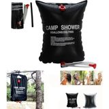 AyrStore 20 Litre Güneş Enerjili Kamp Duşu Pvc Dayanıklı Taşınabilir Duş Torbası