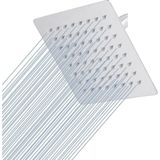 AyrStore 25X25 cm 304 Paslanmaz Çelik Tepe Duşu – Geniş Kare Duş Başlığı, Sabit Tepe Duş Başlığ - Genel