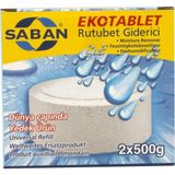 AyrStore 2X500 Gram - Naturel Kokusuz, Nem Alıcı Rutubet ve Küf Önleyici Yedek Tablet - Çok Renkli