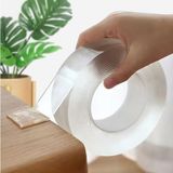 AyrStore 30MM, 3 Metre, Çift Taraflı, Nano Teknoloji, Süper Yapıştırıcı, Çift Taraflı Şeffaf Bant, - Çok Renkli