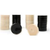 AyrStore 30MM Iki Zar Hediyeli Lux Plastik Tavla Pulu No3 - Çok Renkli
