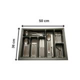 AyrStore 36X50 Çekmece Içi Antrasit Kaşıklık