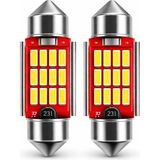 AyrStore 41MM C5W Sofit LED Ampul - Beyaz Plaka ve Tavan Lambası - Canbus Arıza Lambası Yakmaz (2 Adet) - Genel