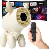 AyrStore 500 Ansı Lümen Wifi Projeksiyon Cihazı Bluetooth Destekli Mini Projektör - Çok Renkli