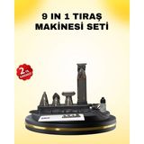 AyrStore 9’u 1 Arada Bakım Seti Güçlü Motorlu Saç Sakal Burun Kulak Trimmer