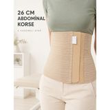 AyrStore Abdominal Doğum Sonrası Korse 26 cm Geniş 4 Kademeli Cırtlı Ayarlanabilir - Çok Renkli - 1