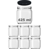 AyrStore Afracam 10-1000 ml Farklı Boyutlarda Kavanoz (10-1000 Arası) cc Konserve Metal Kapaklı Cam Kavano - Çok Renkli