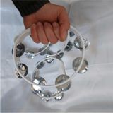 AyrStore Aker Hediyelik Tefler Beyaz Tef 10 Adet Plastik Def Zilli Tef Kaliteli Özel Üretim Müzik Aleti Il - Çok Renkli
