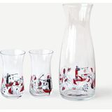 AyrStore Anason Işleri Erkenci Ince Belli Çilingir Sofrası Takımı - Renkli