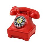 AyrStore Ankesörlü Telefon Vintage Dekoratif Biblo 12X7.5CM Reçine - Çok Renkli - 12 x 7,5 cm