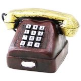 AyrStore Ankesörlü Telefon Vintage Dekoratif Biblo 9.5x9.5cm Reçine - Çok Renkli - 9,5 x 9,5 cm