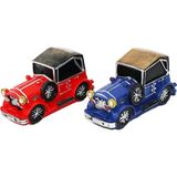 AyrStore Araba Vintage Dekoratif Biblo - Kumbara Renkli 19X11X9CM Reçine - Çok Renkli